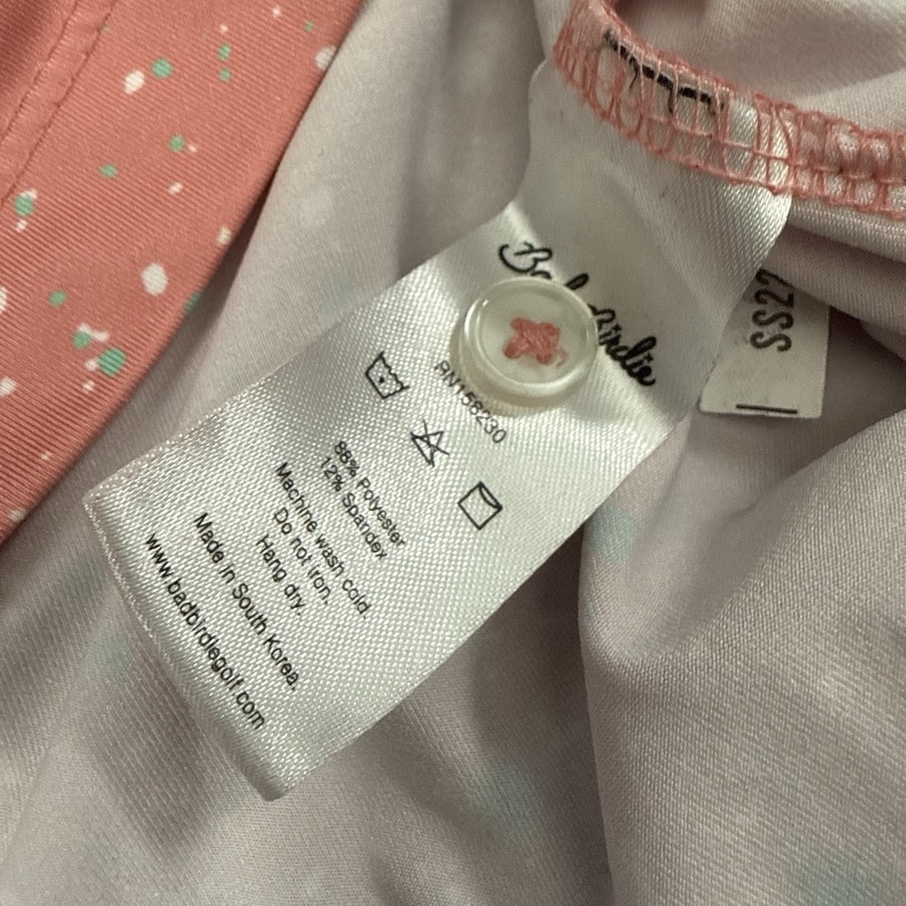 Bad Birdie Golf Polo Shirt Medium Paint Splatter 2 The Sequel Pink AOP Funky - Picture 11 of 12